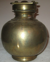 Brass India Tibetan Arts  Antique Urn Holy Water Chamber  - $182.65