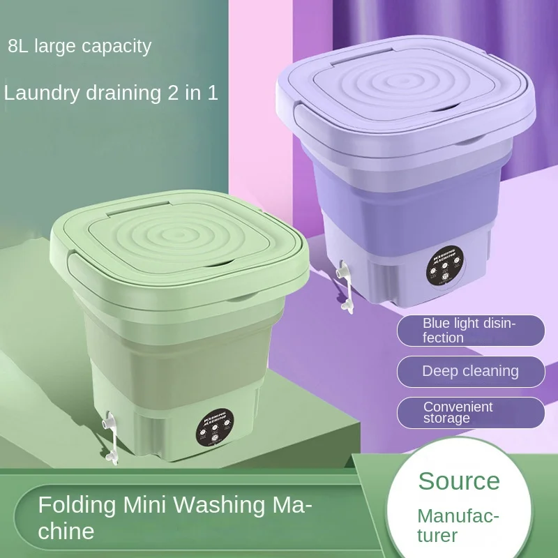 Ine student dormitory underwear socks mini washing machine portable washing bucket gift thumb200
