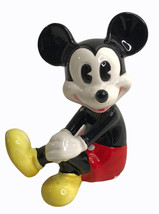  Vintage Walt Disney 3&quot; Mickey Mouse Ceramic Figurine Japan - $9.95