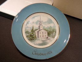 Avon 1974 Christmas Plate &quot;Country Church&quot;  - $17.98