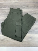 VF Imagewear Size 40 X 30 Olive Green Pants Double Knee Work Duck Canvas... - £18.14 GBP