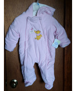 Disney Pooh Baby Clothes 3M-6M Winnie Infant Pram Pink Cold Weather Gear... - €20,68 EUR