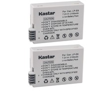 Kastar 2 Pack Replacement Batteries for Canon LP-E8 LPE8 and Canon Rebel... - $25.99