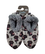 Labrador Black Dog Slippers Comfies Unisex Super Soft Lined Animal Print... - $25.71 CAD