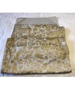NEW vtg Williams Sonoma Long Gold Damask Table Runner  105&quot; x 16&quot; (8.75 ft) - $70.40 CAD