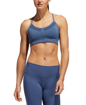 adidas Womens Seamless Low Impact Sports Bra Size X-Small Color Tech Ink - $73.44