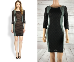 Bailey 44 Women’s Knit Lace Colorblock Sheath Dress Nwt Medium - £46.14 GBP