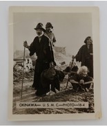 Vintage WWII 5 x 7 Okinawa U.S.M.C. Photo 16-4 Solder &amp; Japanese Civilians - $374.21 MXN
