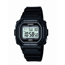 Casio Men's Digital Watch F108WH Illuminator Black Resin Strap Large Display - $1,104.38 MXN