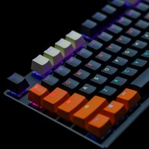 68 Keycaps Carbon Miami Keycap For MX Mechanical Keyboard - Reversed Carbon - £31.92 GBP