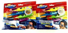 Lot of 2 SwimWays Toypedo Bandits 4 Per Pack Pool Dive Toys - Glides Underwater  - £12.38 GBP