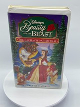 Disney&#39;s Beauty and The Beast: An Enchanted Christmas VHS, 1997 Princess Belle - £5.67 GBP