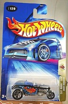 2004 Hot Wheels #120 Tat Rods Series 3/5 DEUCE ROADSTER Black w/Chrome 5 Spokes - £5.82 GBP