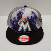 New Era 9fifty Miami Marlins Star Wars Snapback MLB Baseball Hat Black/Grey - £13.99 GBP