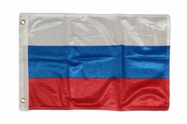 12x18 12''x18'' Russia Russian Rough Tex Knitted Flag Banner Grommets - £13.97 GBP