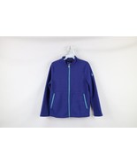 Spyder Girls Size XL Spell Out Ribbed Knit Full Zip Skiing Fleece Jacket... - $34.60