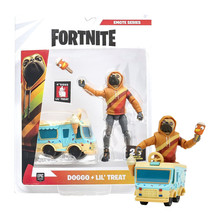 Fortnite Doggo+ Lil&#39; Treat Emote Series 4&quot; Figure New in Package - £10.85 GBP