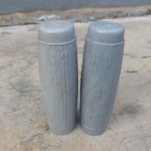 1 Pair Bicycle Handlebar Grips Gray NIKISAMI 3.6&quot; length for vintage bicycle - £23.98 GBP