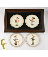 Lot of 4 Hummel Miniature Collectors&#39; Plates 1984 - 1987, All Boxes Incl... - $86.53 CAD