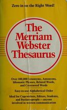 The Merriam Webster Thesaurus - $2.57 CAD