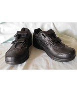 SHOES UNISEX NEW BALANCE MW577VK Black Leather Hook/Loop Walking Sz 8.5 ... - $50.24