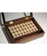 Handmade Wooden Mahjong Set 144 Tiles Three Suits Characters Bamboo Dots... - $1,790.20 CAD