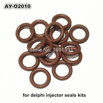 free shipping 100unit wholesale for  car fuel injector seal oring (AY-O2010) - £76.29 GBP