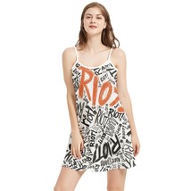 Riot Paramore Psychedelic Design Hipster Sexy Summer Frill Dress - £26.08 GBP