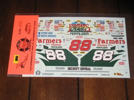 Slixx NASCAR 1258 88 Farmers Choice Kevin Lepage Chevy Waterslide Decals... - £9.40 GBP
