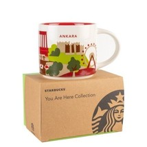 Ankara Starbucks 14 Oz City Mug Yah You Are Here Collection Ceramic Coffee Cup - £38.24 GBP