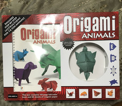 Origami Animals Gift Set W/ Paperback Hinkler Books Pty Ltd 2010 New (NOS) - £10.86 GBP
