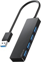 USB 3.0 Hub 4 Port USB Hub Splitter Portable USB Adapter Mini Multiport Expander - £16.61 GBP