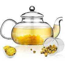 1,000 ml/33.8 oz Glass Teapot with Detachable Infuser - $2,017.91 MXN