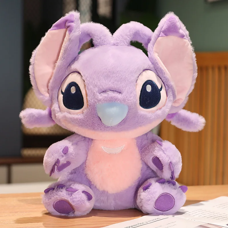 Miniso Kawaii Disney Lilo &amp; Stitch Plush Toy 30-35cm - Blue Purple Xmas Gift - $25.65