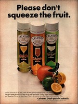 Vtg Calvert&#39;s Goof-Proof Cocktails Trans World Airlines Full Page Ad from 1967 - £17.70 GBP
