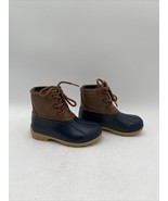 Sperry Kids Port Duck Boot Brown/Navy Size 9M - £14.78 GBP