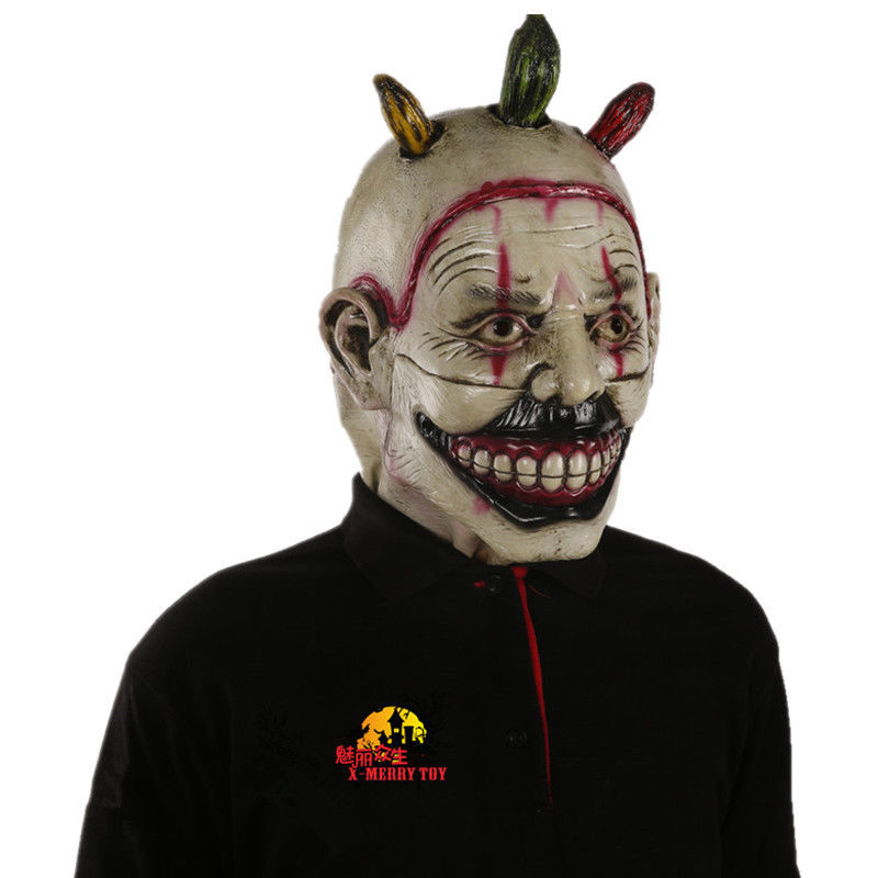 Scary Halloween Clown Mask American Horror Story AHS Costume party TWIST... - $16.99