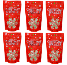 6x Trader Joes Christmas Sprinkles 3.5oz ea NO ARTIFICAL DYES Dye Free 08/2025 - £31.53 GBP