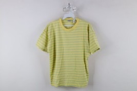 Vintage 90s Streetwear Womens Large Distressed Striped Short Sleeve T-Shirt - $39.55