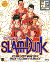DVD Anime Slam Dunk (Volume 1-101 End + 4Movie) English subtitle &amp; All Region - £64.41 GBP
