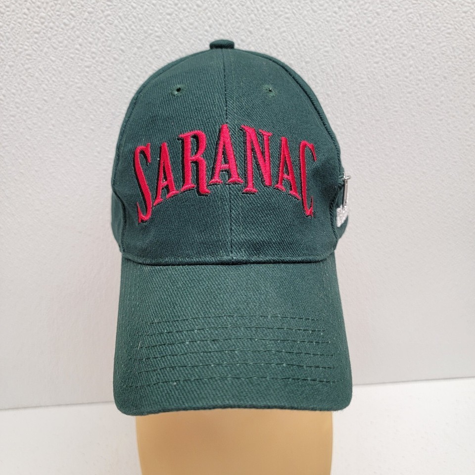 Saranac Brewing Company Beer Money Zip Pouch Green Hat Cap - $25.16