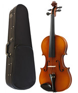 Hora V100 4/4 Student Violin, Solid Wood, Ebony Accessories + Hard Case,... - €327,72 EUR