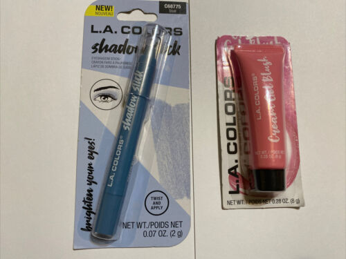 L.A. Colors Shadow Stick C68775 + L.A Colors Crean Gel Blush C68712 In Box - $12.34