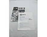 Sim Tower PC Video Game Manual And Quick Start Guide Only - $9.89