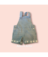 DKNY Light Wash  Mini Denim Overalls 2T pre-owned - $374.14 MXN
