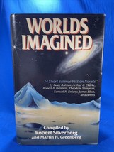 1989 Worlds Imagined: 14 Short Stories Compiled by Robert Silverberg 1989  HC/DJ - £6.09 GBP