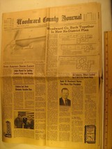 Newspaper WOODWARD (Oklahoma) Mar 4, 1971 26&quot; Snow, Army Helps [Y59Vb1d] - £12.45 GBP