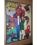 2 SIDED SPIDER-MAN KID&#39;S COLOR IT YOURSELF MARVEL POSTER 1 - £31.47 GBP
