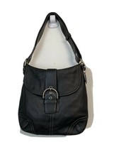 VTG Coach G3s-9481 Black Leather Hobo Bag Bucket Shoulder Purse - £77.90 GBP