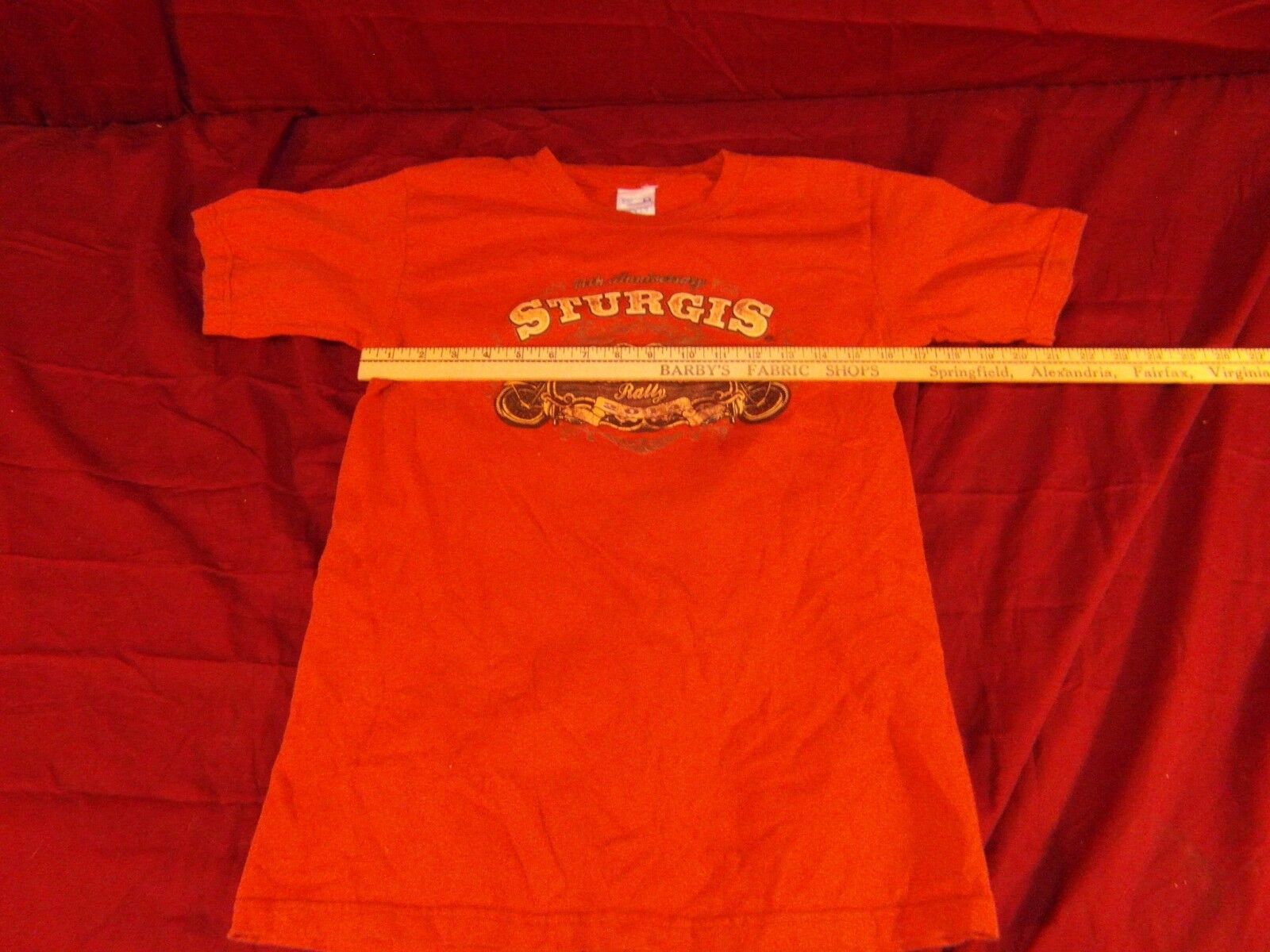 74th Anniversary Sturgis Black Hills Rally 2014 T-Shirt Size: S ~ NM 13721 - $7.32